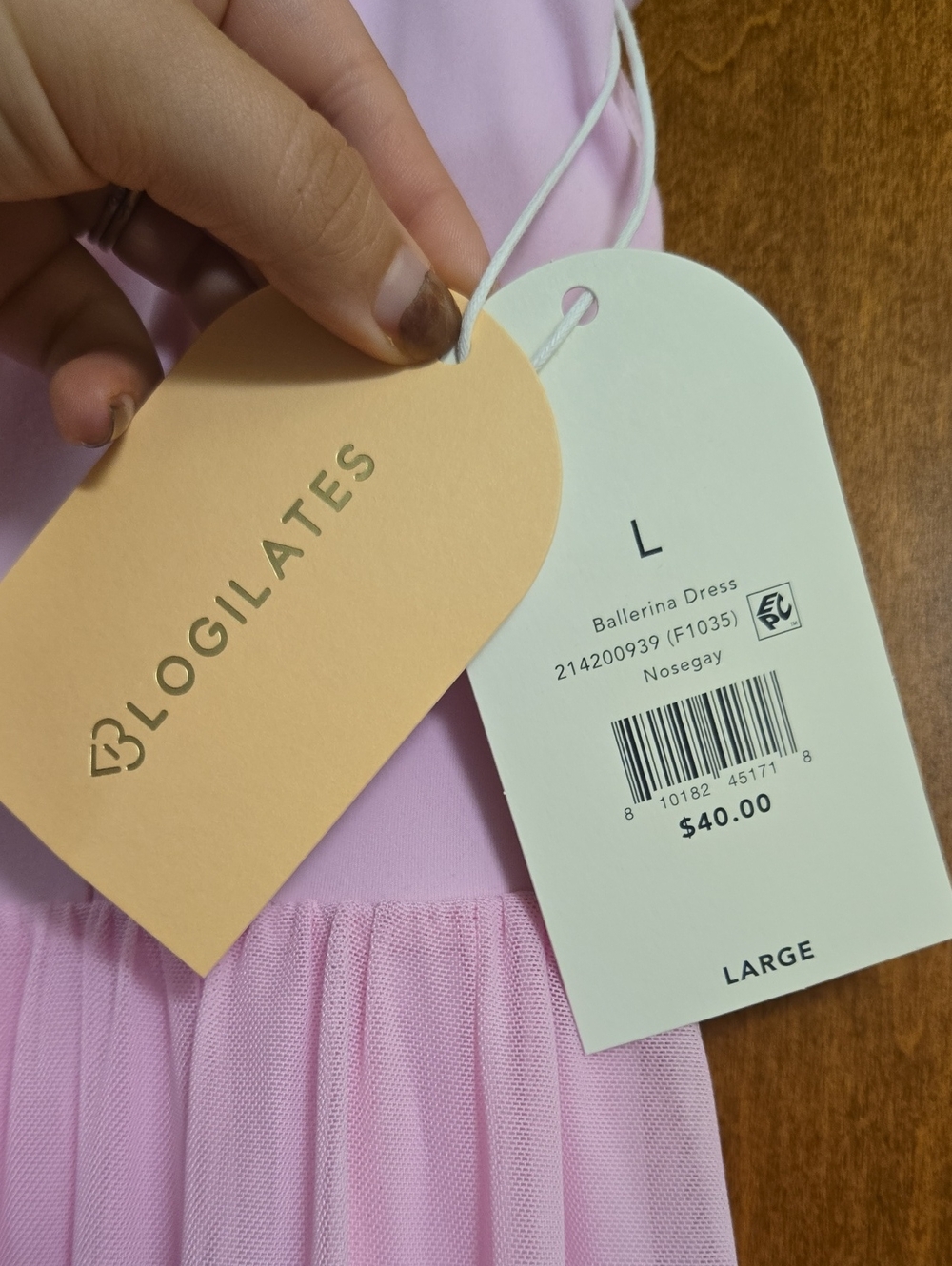 Blogilates Ballerina Dress Size Large - Picture 2 of 6